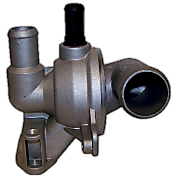 Crown Automotive Thermostat & Housing — Black, Silver