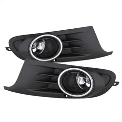 Spyder Phares antibrouillard de style OEM avec interrupteur - transparent — pour certains véhicules Volkswagen (5076182)