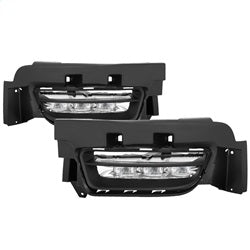 Spyder OEM LED Fog Lights w/ Universal Switch - Clear — 2015-2020 Dodge Charger (5082985)