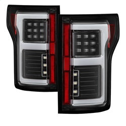 Spyder LED Tail Lights - Black — 2015-2017 Ford F-150 (5085313)