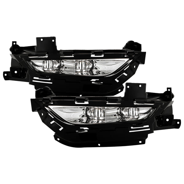 Spyder OEM LED Fog Lights w/ Universal Switch - Clear — 2015-2016 Chrysler 200 (5086945)