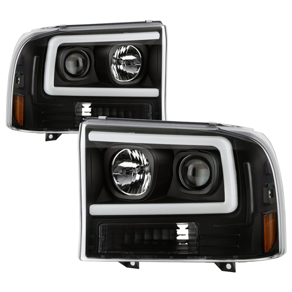 Spyder High-Power LED Module ( Low Beam ) Equipped Headlights - Black — for select Ford vehicles (5088062)