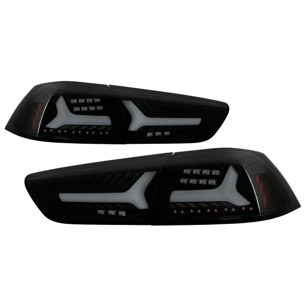 Spyder Feux arrière à DEL version 2 — noir fumé — 2008-2014 Mitsubishi Lancer (5088147)