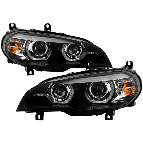 Spyder AFS Version High-Power LED Module Equipped Headlights - Black