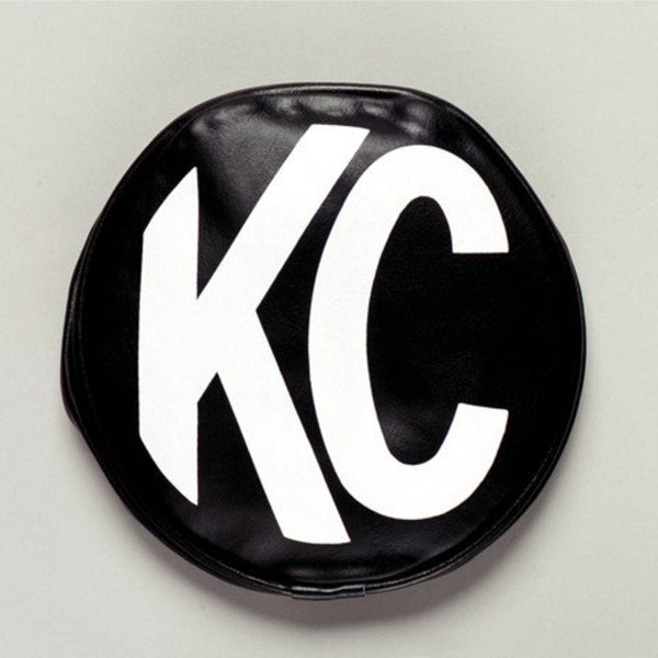 KC Hilites 6 Inch Round Vinyl Cover Pair Black