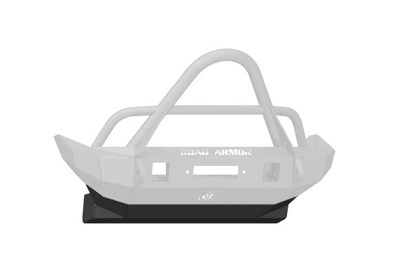 Road Armor 2018+ Wrangler/2020+ Gladiator Stealth Front Bumper Bolt On Accessory Skid Plate Texture Black (5182SPB)