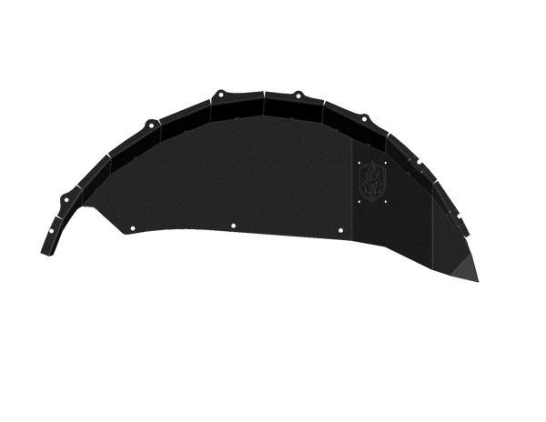 Road Armor 2018-2024 Wrangler Stealth Rear Fender Liners Texture Black