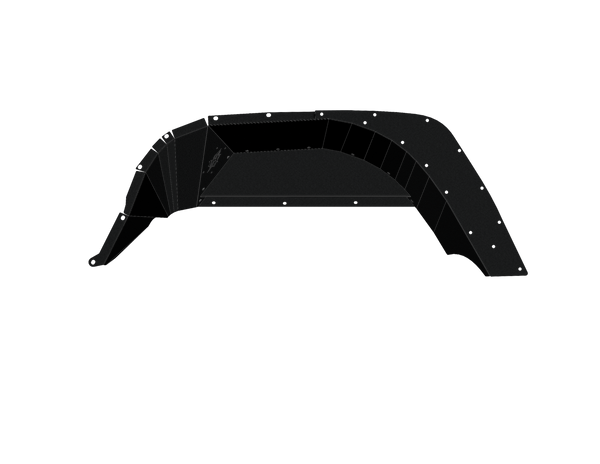 Road Armor 2020-2024 Gladiator Stealth Rear Fender Liners Texture Black