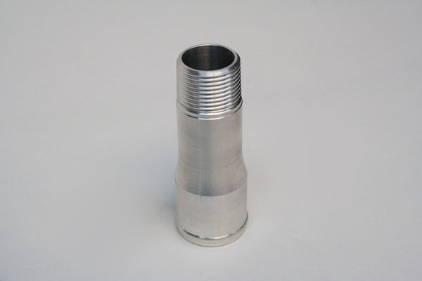 PRW - Electric Water Pump Fitting, 3/4" NPT to 1.25" Smooth Hose x 3" Long - 5292063