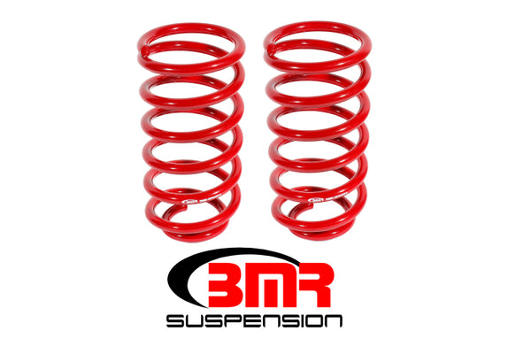 BMR Ressorts d'abaissement arrière de 1 po 79-04 Ford Mustang (sauf 99-04 Mustang Cobras avec IRS) - rouge