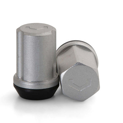 Vossen Écrous antivol 35mm - 14x1.5 - hexagone 19mm - siège conique - argent (ensemble de 4)