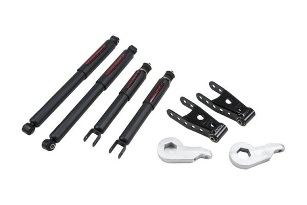 Belltech (KW Automotive) 2001-2007 GM Silverado 1500 Classic (2Wd/4Wd) 2001-2004 GM Sierra Denali 2 AV/2 AR avec amortisseurs Nd2