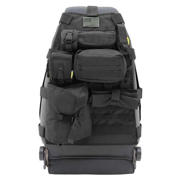 Smittybilt Front GEAR Seat Cover Single - Black (76-18 CJ/Wrangler)