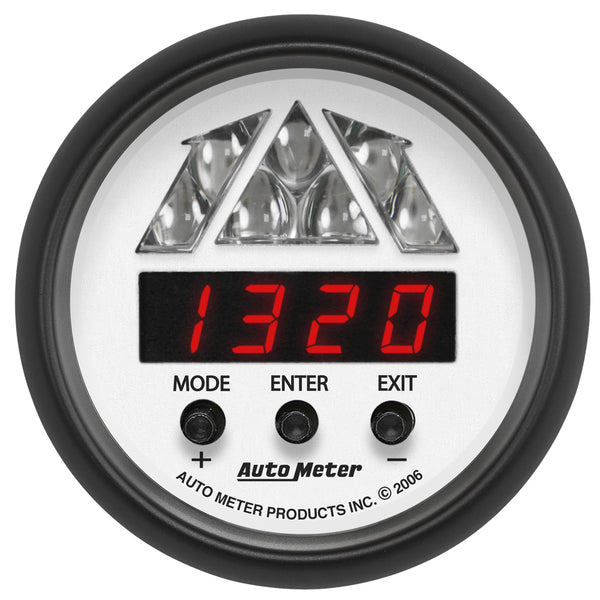 AutoMeter 2-1/16" Digital Pro Shift Light, 0-16,000 RPM, Phantom