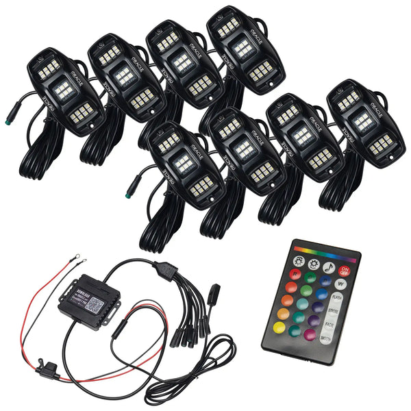 Oracle Underbody RGB+W Wheel Well Rock Light Kit - 8 PCS - ColorSHIFT
