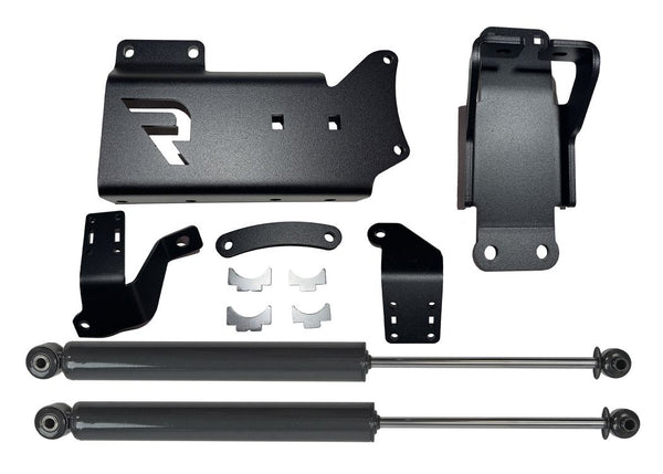 Superlift Dual Steering Stabilizer Kit with SH Cylinders — 2014+ Ram 2500 / 2013+ Ram 3500 (92771-1)