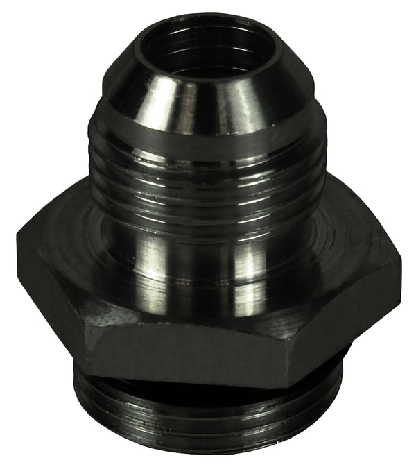 Derale Raccord de refroidisseur/adaptateur en aluminium -8AN x 5/8"-18 à joint torique, anodisé brillant