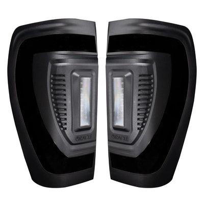 Oracle 19-23 GMC Sierra Black Series Flush Style LED Tail Lights - Factory Halogen