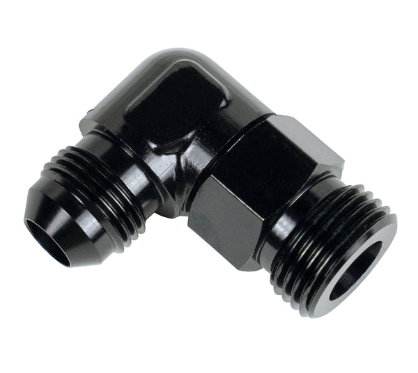 Derale Raccord pivotant en aluminium 90° 7/8-14 UNF x -8AN mâle
