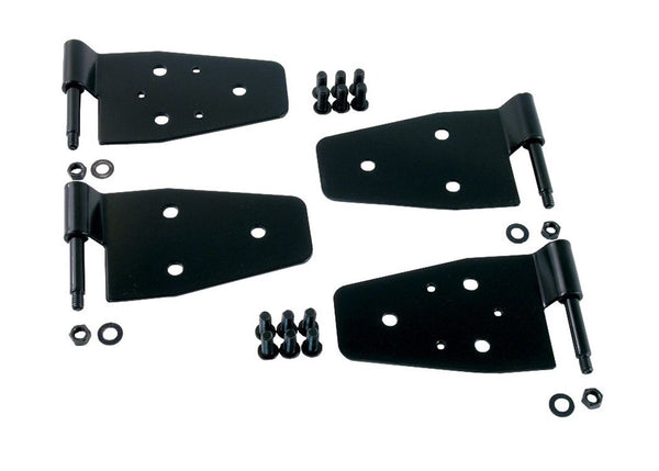 Rugged Ridge DOOR Hinge KIT8706JEEP Wrangler WITH Steel HALF Doorsblack