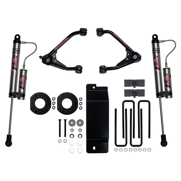 Skyjacker - 3.5 in. Suspension Lift Kit With ADX 2.0 Remote Reservoir Shocks. - C7350KX