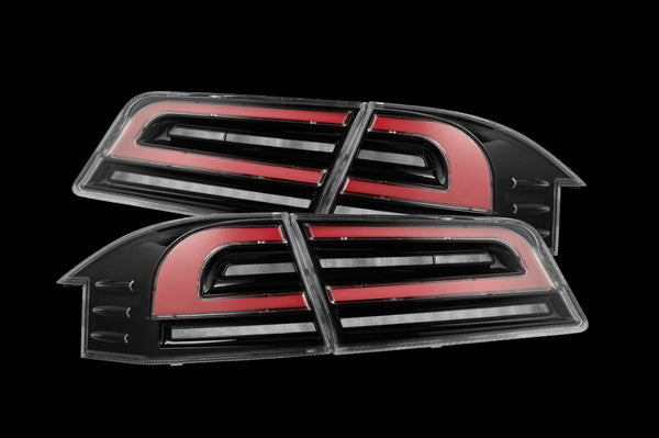 AlphaRex Feux arrière à DEL - noir/rouge - 601130