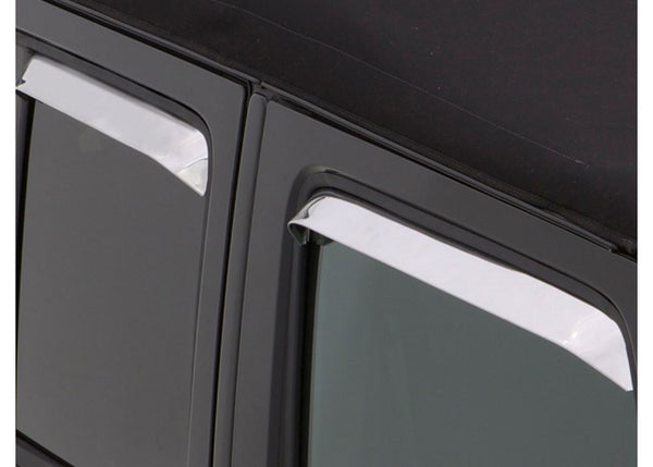 AVS Auto Ventshade 8797 F250/F350 CREW CAB 4PC Ventshadestainless