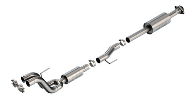 Borla Mid-Pipe With S-Type Muffler — 2021+ Ford F-150, 4WD
