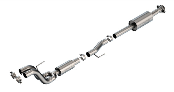 Borla Mid-Pipe With S-Type Muffler — 2021+ Ford F-150, 4WD