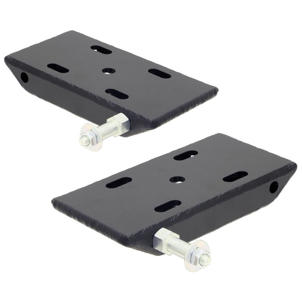RockJock Plaques de ressorts robustes YJ avec supports de barre stabilisatrice pour ressorts de 2 1/2 po de large