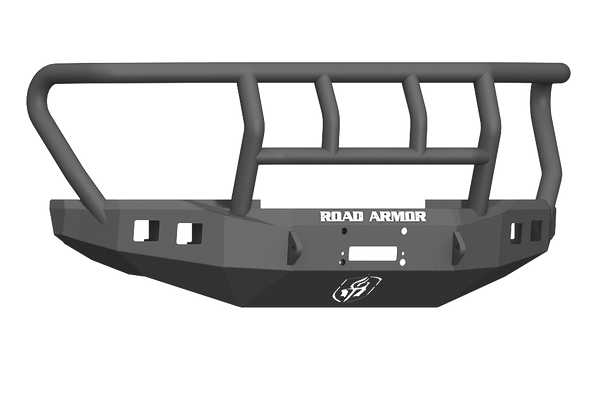 Road Armor 2017-2022 F450/F550 Stealth Front Winch Compatible Bumper Titan Ii Guard Texture Black Lights Sold Sep (61742B)
