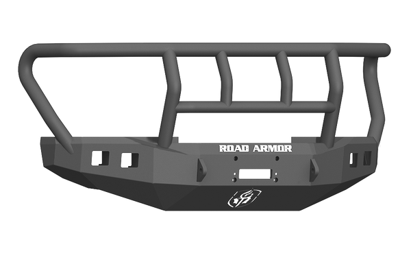 Road Armor 2017-2022 F250/F350 Stealth Front Winch Compatible Bumper Titan Ii Guard Texture Black Lights Sold Sep (617F2B)