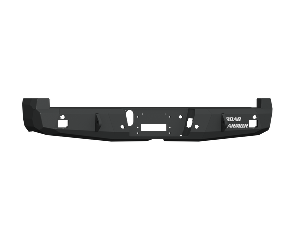 Road Armor 2017-2022 F250/F350/F450 Stealth Rear Winch Bumper Texture Black Lights Sold Sep (617RRB)