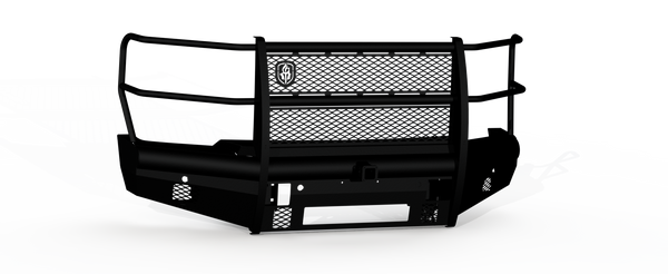 Road Armor 2023+ F250/F350/F450/F550 Vaquero Front Non Winch Bumper Full Guard 2In Receiver Texture Black (6232VF26B)