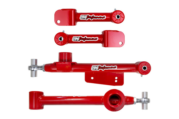 UMI Performance 79-98 Ford Mustang Upper & Lower Rear Control Arms Kit