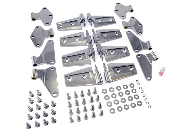 Rugged Ridge 0718 Wrangler 4DR DOOR Hinge KIT Stainless Steel
