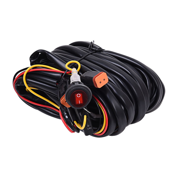 KC Hilites Wiring Harness 2Pin with Switch 110W Max