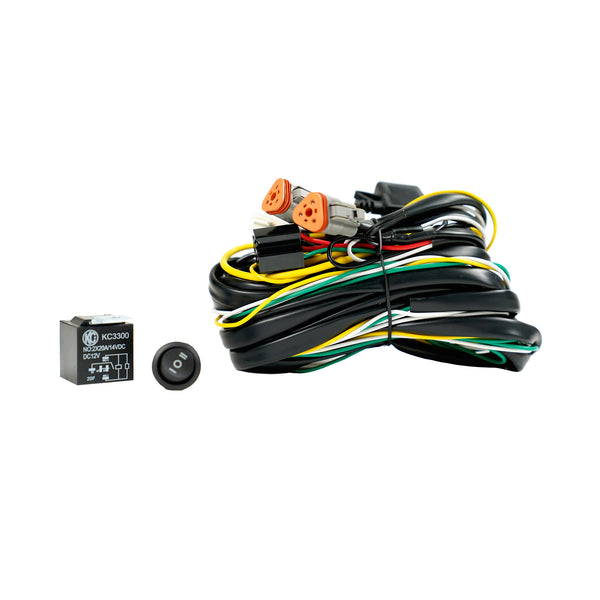 KC Hilites Wire Harness 40A Relay And Rocker Switch