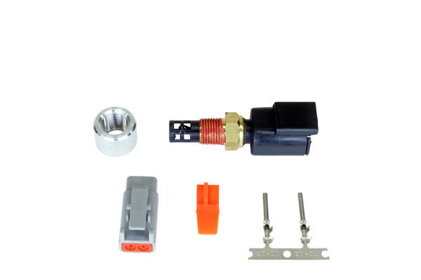 AEM Ensemble de capteur de température d'air d'admission universel 1/8 po NPT avec connecteur de type Deutsch