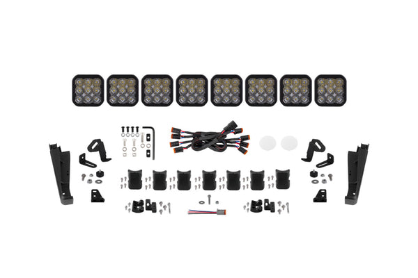 Diode Dynamics Kuat DEK 54in Wide Upgrade Kit 8-Pod SS5 Sport - White Driving