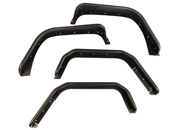 Rugged Ridge (Kit) HD Steel Tube Fenders Full Set Blk - 1819 JL
