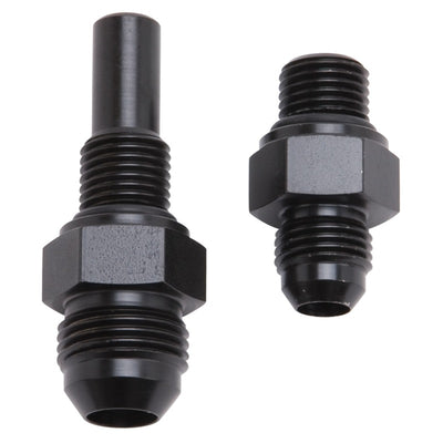 Russell Performance Raccords adaptateurs -8 AN pour orifices de transmission 4L80 (quantité 2) - zinc noir