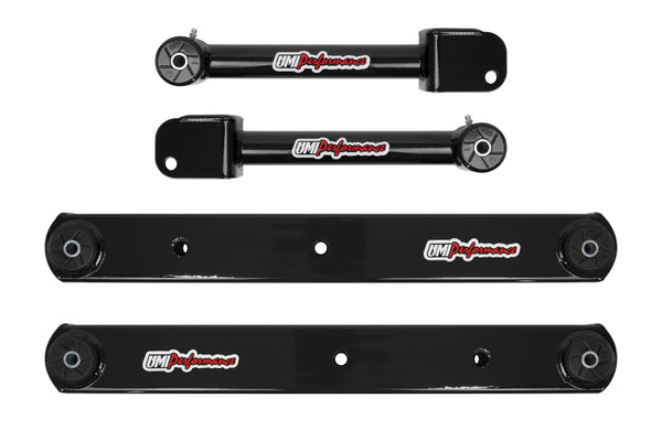 UMI Performance 64-67 GM A-Body Rear Control Arm Kit Fully Boxed Lowers