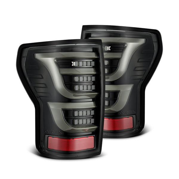 AlphaRex LED Taillights Alpha-Black — 2007-2013 Toyota Tundra (670040)
