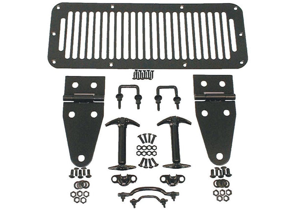 Rugged Ridge HOOD SET 7895 JEEP CJ & Wrangler Black