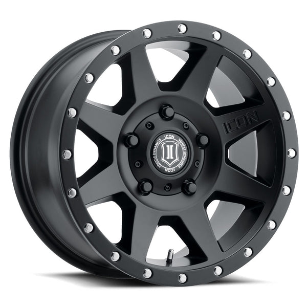 Icon Vehicle Dynamics Icon Alloys Rebound SAT black 18 x 9/5 x 150/25MM/6IN BS