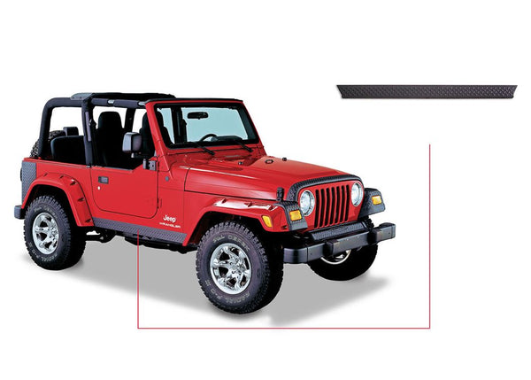 Bushwacker 9706 Wrangler LEFT & Right Rocker Cladding