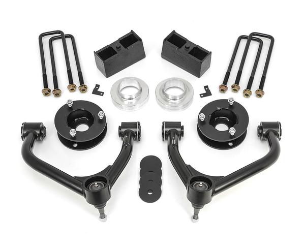 ReadyLift Suspension Lift Kit — 4" Lift — SST, 3" Rear Lift, ARC & Non-ARC, Excl. Trail Boss, ZR2, AT4, AT4X — 2019-2024 Chevy Silverado 1500 / GMC Sierra 1500 (69-39400)