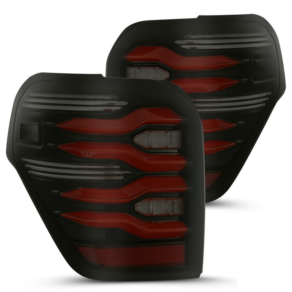 AlphaRex LED Taillights Black-Red — 2010-2021 Toyota 4Runner (690050)