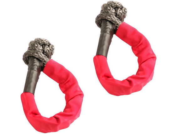 Rugged Ridge Soft Rope Shackle 7/16INCH 7500 Lbs Wll Pair